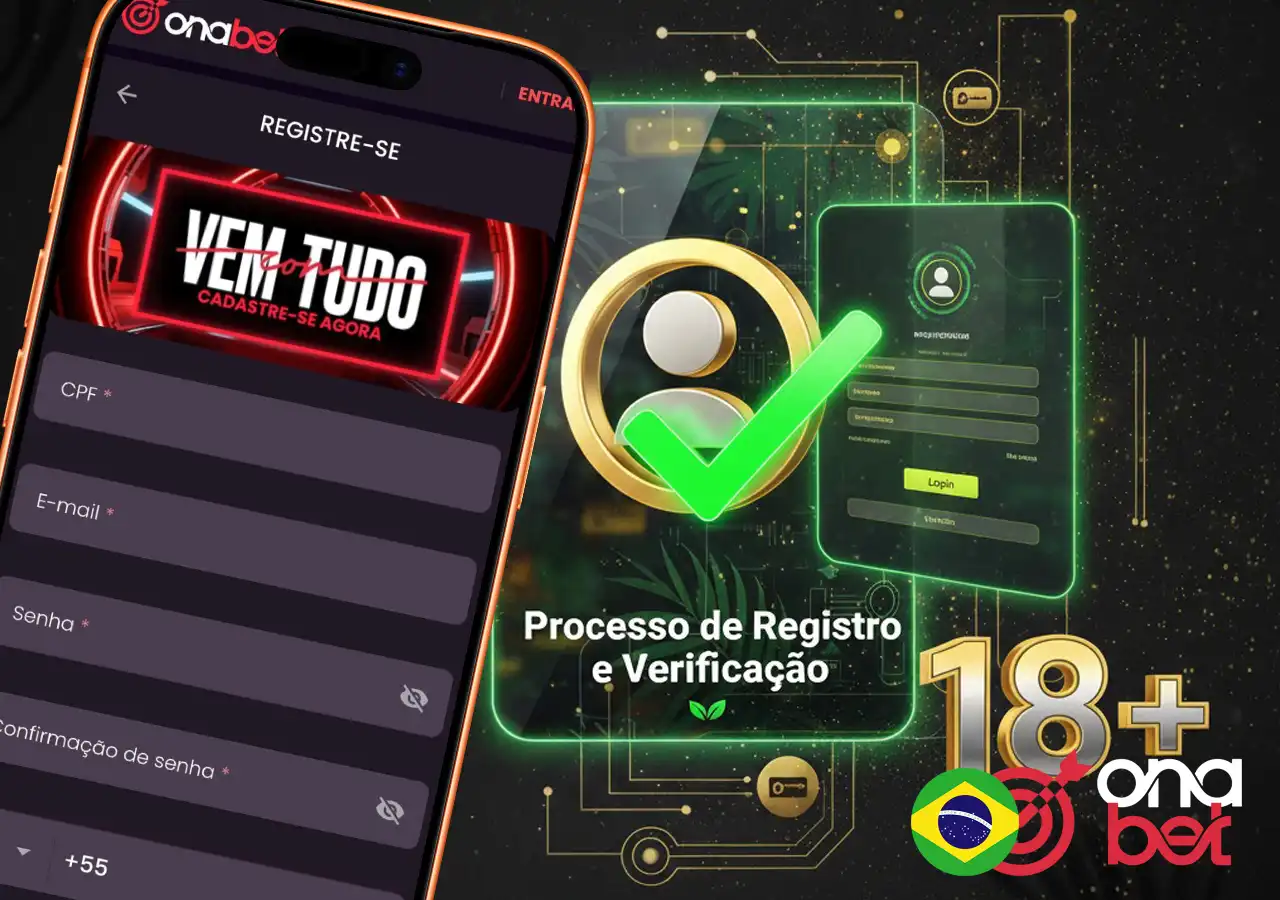 Guia de registro e verificação de conta na plataforma Onabet para jogadores brasileiros.